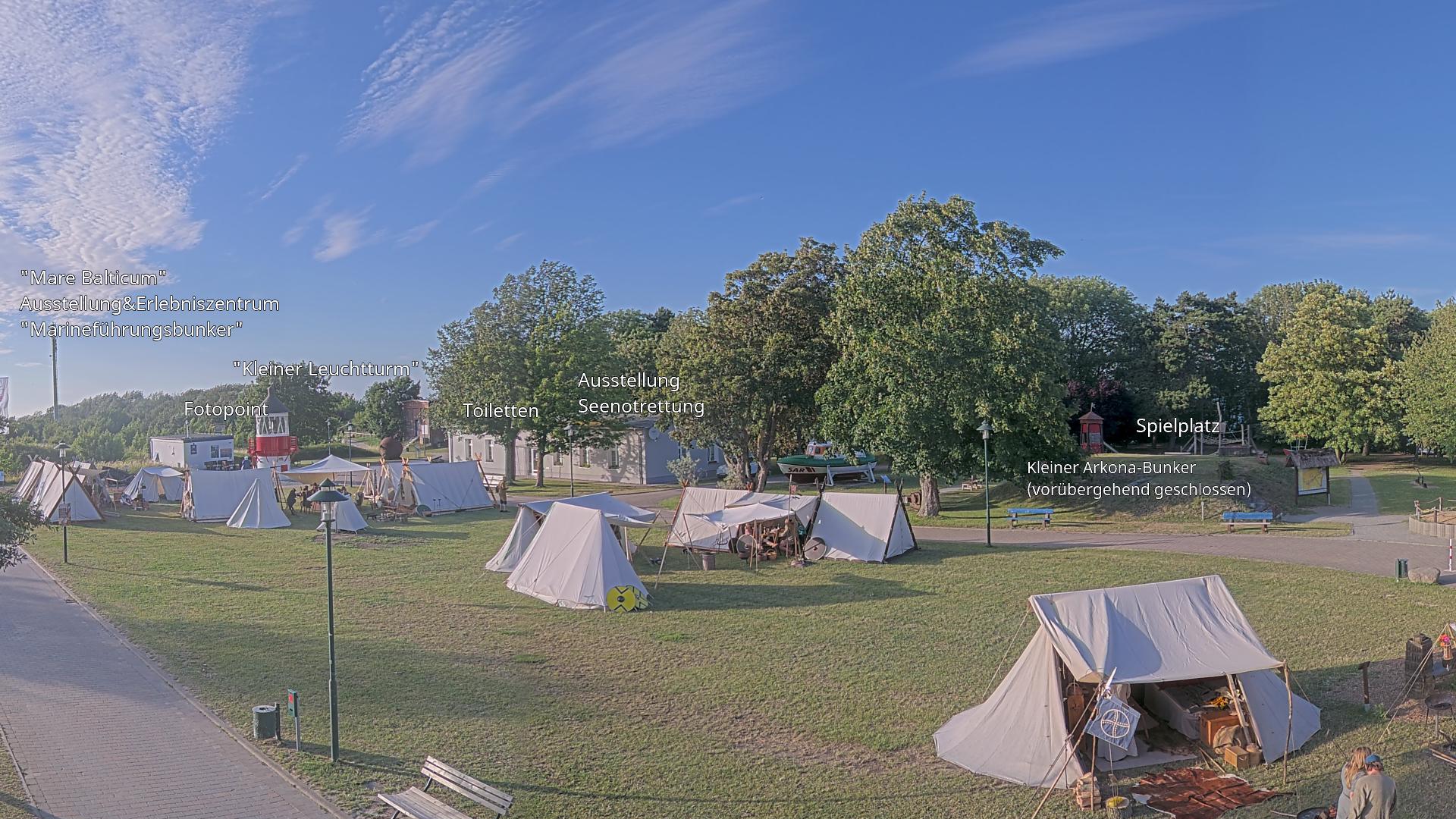 livecam_marebalticum Kap Arkona auf der Insel R&uuml;gen: Kap der 4 T&uuml;rme - Kap Arkona