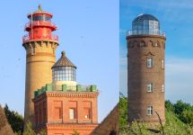 3-tuerme Kap Arkona auf der Insel R&uuml;gen: Kap der 4 T&uuml;rme