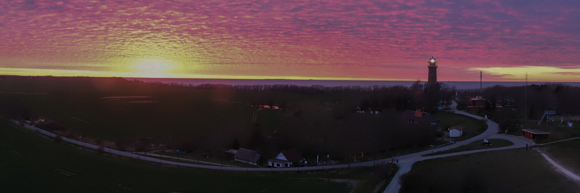 kap_sunset Kap Arkona auf der Insel R&uuml;gen: Kap der 4 T&uuml;rme